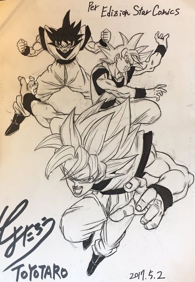 New Toyotarou Sketch Teases Goku Next Transformation?
