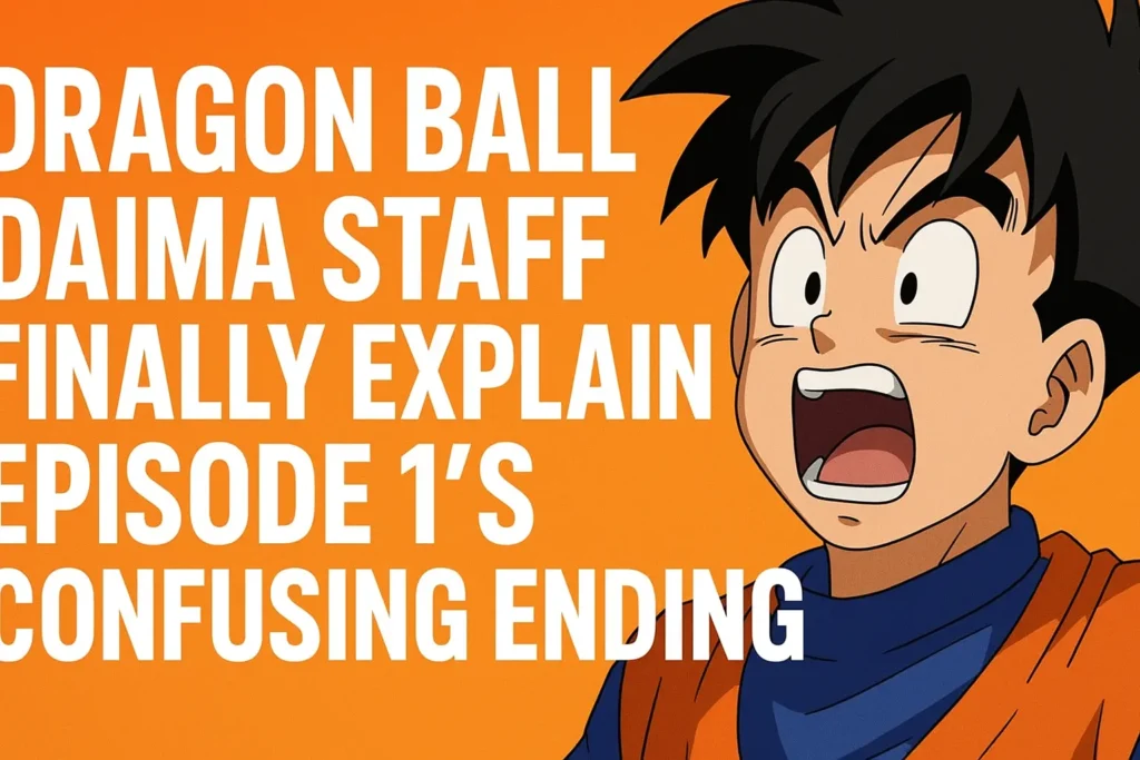 Dragon Ball DAIMA Episode 1 Ending: Mystery Finally Solved