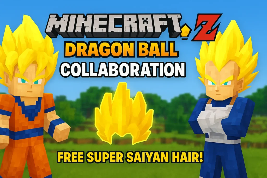 Minecraft × Dragon Ball Z Collaboration