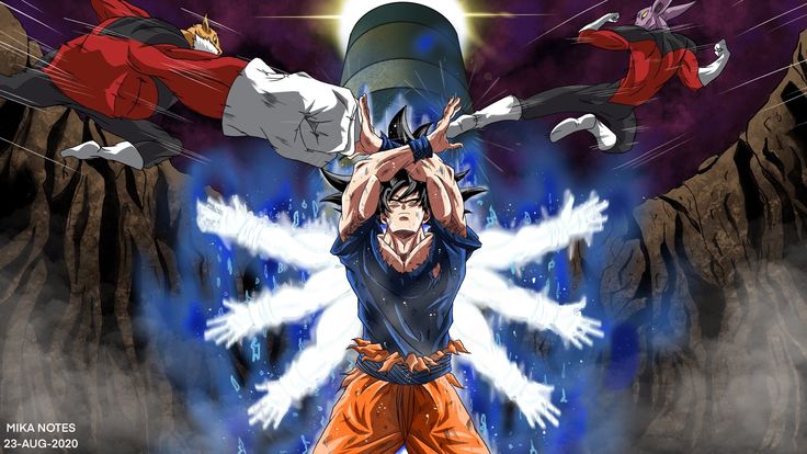 Goku Ultra Instinct Sign in Tournament of Power