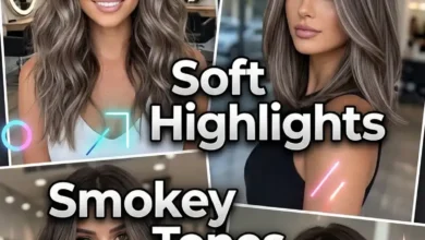 Ash Brown Hair Ideas 2026: Cool Balayage, Soft Highlights, Smokey Tones & Modern Brunette Colors
