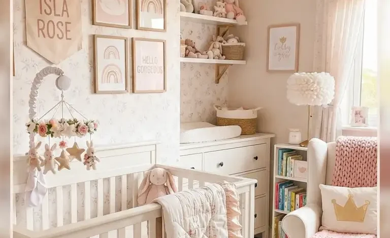 34 Insanely Cute Baby Girl Nursery Decor Ideas