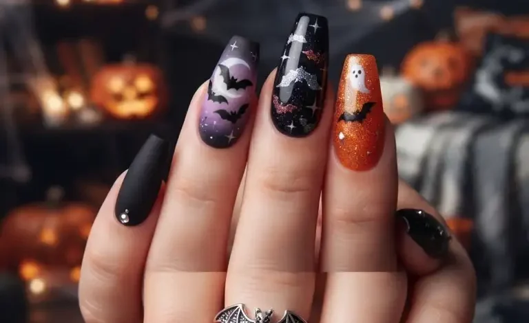 34 Wicked Bat Nails: Sinister-Cute Ideas Perfect for a Halloween Slay