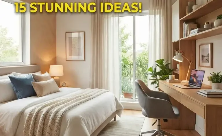15 Bedroom Design With Study Table Ideas