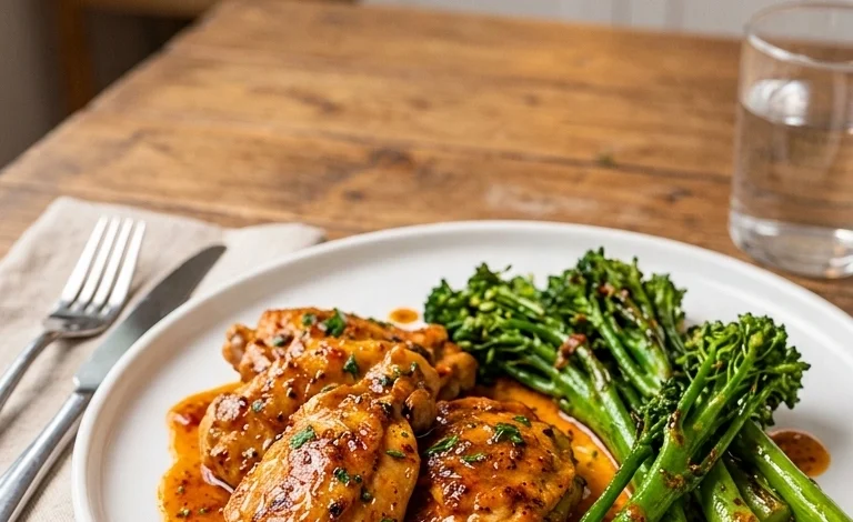 Cajun Butter Chicken with Broccolini