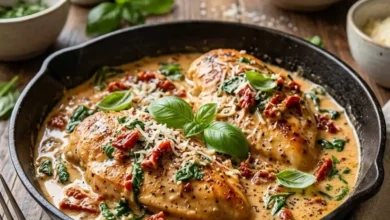 Creamy Sun Dried Tomato Chicken