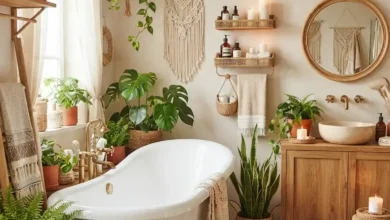 24 Stunning Boho Bathroom Ideas to Inspire You