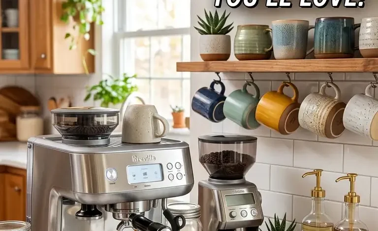 32 Genius Kitchen Counter Coffee Bar Ideas You’ll Love