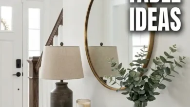 45 Modern and Elegant Entryway Table Decor Ideas
