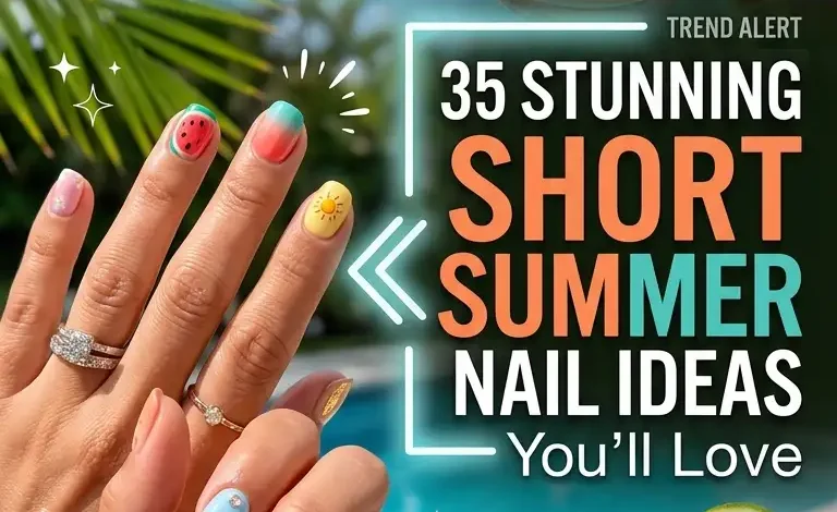 35 Stunning Short Summer Nail Ideas You’ll Love