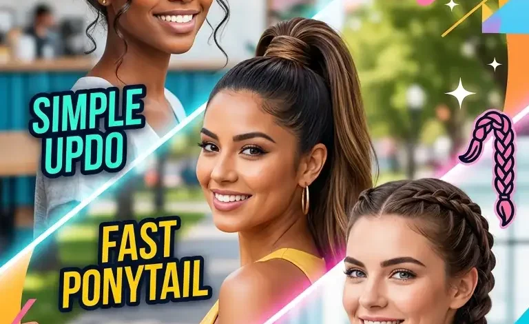 Quick Hairstyle 2026: Cute Easy Braids, Ponytails & Simple Updos for Work, School and Everyday Life