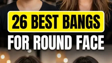 26 Best Bangs for Round Face Ideas for 2026
