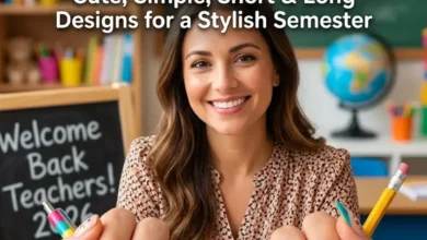 Back to School Nails for Teachers 2026: Cute, Simple, Short and Long Designs for a Stylish Semester