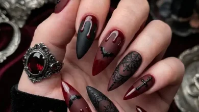 29 Sinister Vampire Nails: Bewitching Ideas for a Haunting Halloween Manicure