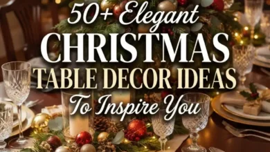 50+ Elegant Christmas Table Decor Ideas to Inspire You