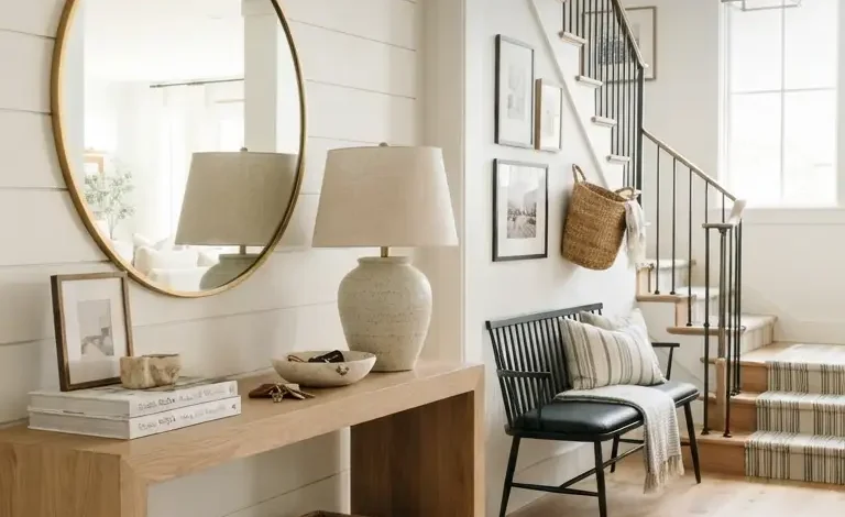 25 Chic Studio McGee Entryway Ideas You’ll Love 25 Chic Studio McGee Entryway Ideas You’ll Love