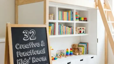 32 Creative and Functional Kids’ Room Decor Ideas