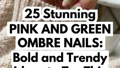 25 Stunning Pink and Green Ombre Nails: Bold and Trendy Ideas to Try This Season