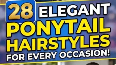 28 Elegant Ponytail Hairstyles for Every Occasion