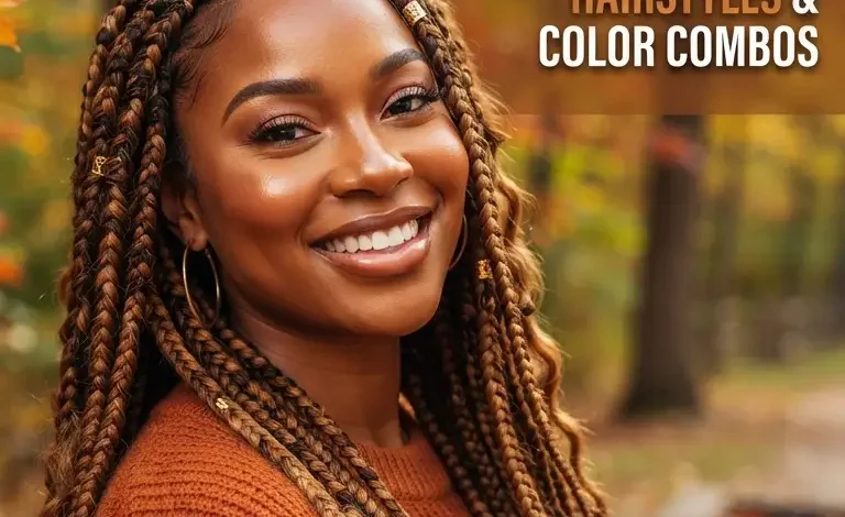 28 Fall Braids 2027 Styles for Black Women – Cute, Messy, Protective Hairstyles and Color Combos