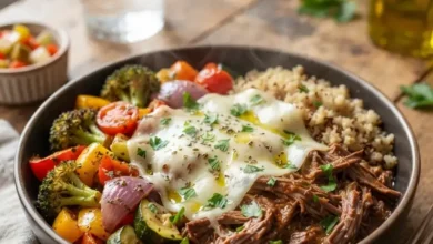 Italian Beef Veggie Bowl