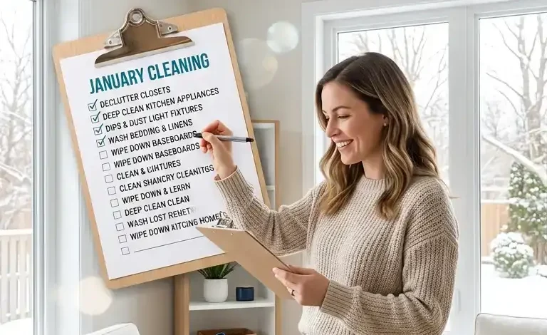 The Ultimate January Cleaning Checklist to Refresh Your Home