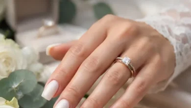 Modern Wedding Nails Square: 31 Chic Ideas for a Stylish Bridal Manicure