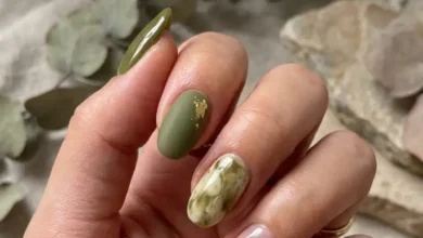 Olive Green Manicure: 10 Chic Nail Designs That Turn This Earthy Shade Into a Style Statement – Nailglowy