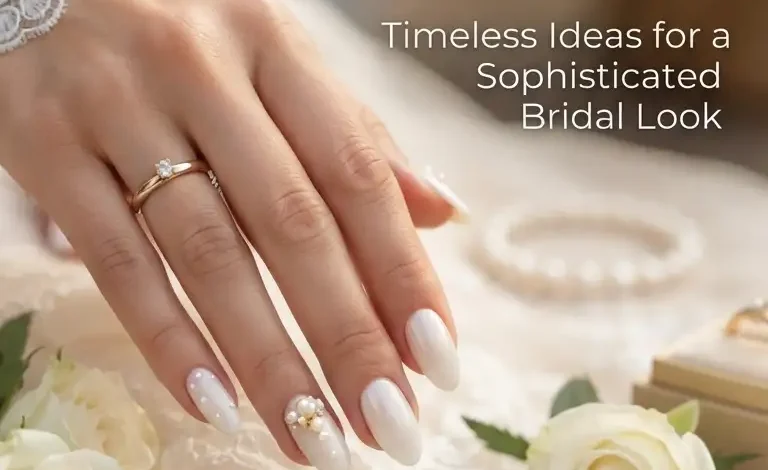 23 Elegant Pearl Wedding Nails: Timeless Ideas for a Sophisticated Bridal Look