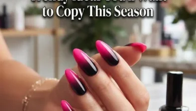 25 Fierce Pink and Black Ombre Nails: Trendy Ideas You’ll Want to Copy This Season