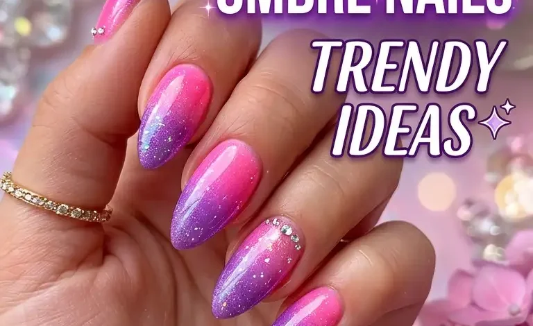 25 Dazzling Pink and Purple Ombre Nails: Trendy Ideas to Inspire Your Next Set 25 Dazzling Pink and Purple Ombre Nails: Trendy Ideas to Inspire Your Next Set