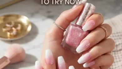 24 Glamorous Pink and White Ombre Nails with Glitter: Stunning Ideas to Try Now