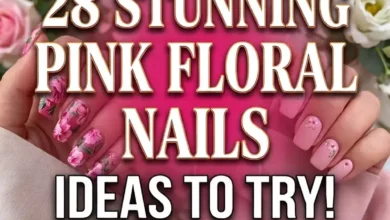 28 Stunning Pink Floral Nails Ideas to Try: Delicate Designs for Every Mood