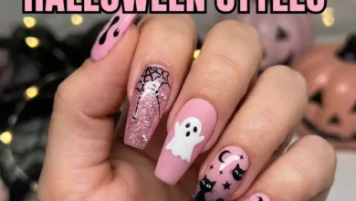 30 Bewitching Pink Spooky Nails: Creative Ideas for Hauntingly Chic Halloween Styles