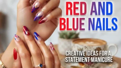 27 Eye-Catching Red and Blue Nails: Creative Ideas for a Statement Manicure