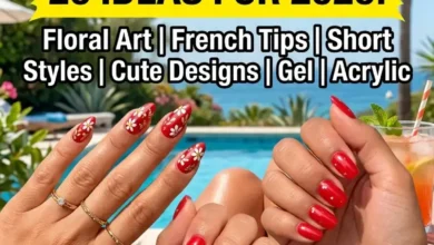 26 Stunning Summer Red Nail Ideas for 2026 – Cute Designs, Floral Art, French Tips, Acrylic, Gel & Short Styles Perfect for Every Fashion Mood