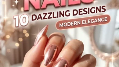 Rose Gold Chrome Nails: 10 Dazzling Nail Designs That Shine With Modern Elegance – Nailglowy