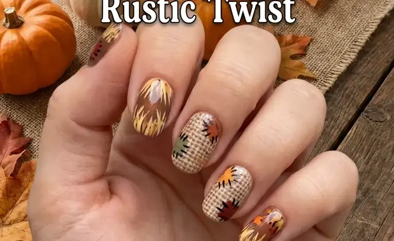 34 Creative Scarecrow Nails: Ideas That Celebrate Halloween With a Rustic Twist