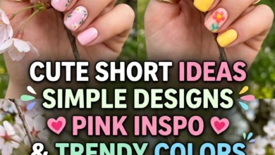 Spring Gel Nails 2026: Cute Short Ideas, Simple Designs, Pink Inspo & Trendy Colors