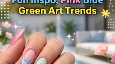 Spring Nails 2026 Ideas: Cute Trendy Designs, Fun Inspo, Pink Blue Green Art Trends