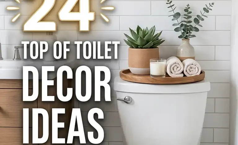 24 Top of Toilet Decor Ideas That Instantly Elevate Your Bathroom