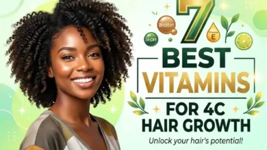 7 Best Vitamins for 4C Hair Growth