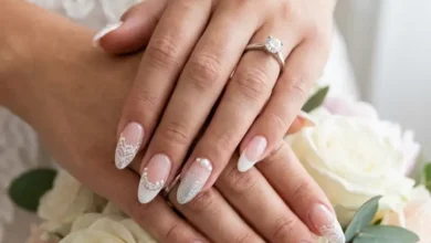 27 Breathtaking Wedding Acrylic Nails for Bride: Elegant Ideas for a Picture-Perfect Manicure
