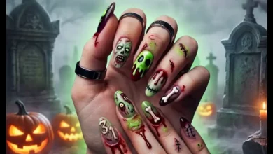 31 Creepy-Cool Zombie Nails: Ideas for a Terrifyingly Trendy Halloween Manicure