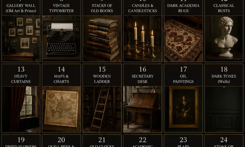 30 Dark Academia Decor Ideas for a Scholarly, Moody Home (2026)