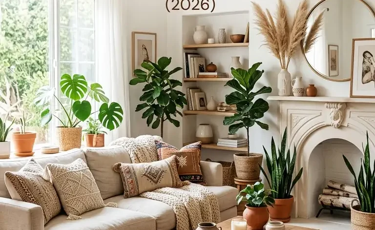 30 Modern Boho Living Room Ideas for Effortlessly Stylish Living (2026)