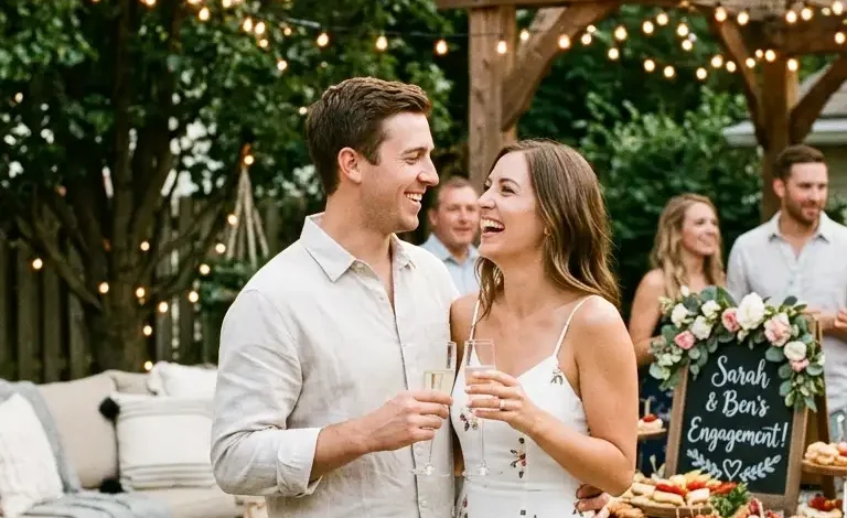 25 Best Backyard Engagement Party Ideas for Couples