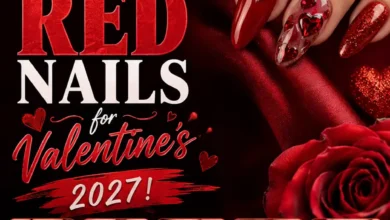 25 Steamy Hot Red Nails for Valentine’s 2027!