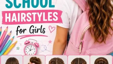 10 Cute & Easy Back To School Hairstyles for Girls
