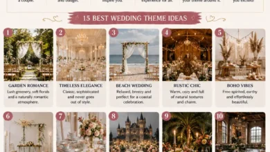 How to Decide on Your Wedding Theme – Top Tips to Consider & 15 Best Ideas